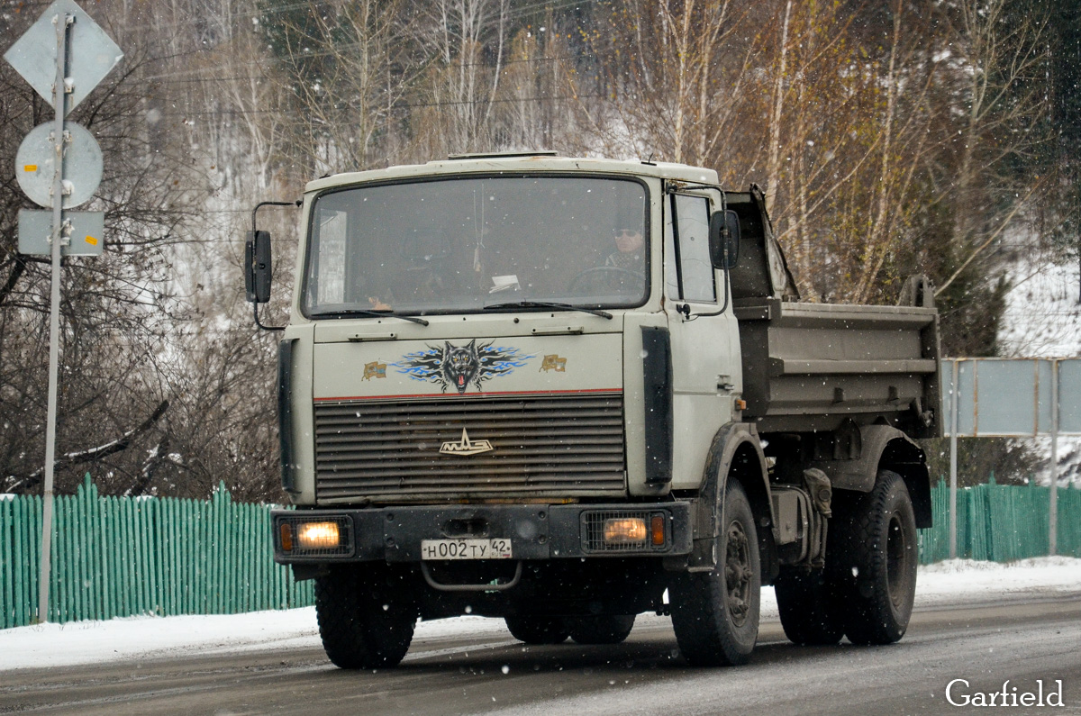 Кемеровская область, № Н 002 ТУ 42 — МАЗ-5551 [555100]