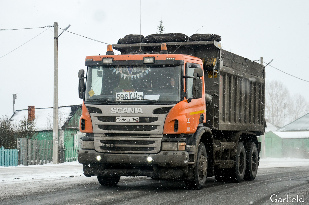 Кемеровская область, № Т 596 ЕР 142 — Scania ('2011) P380