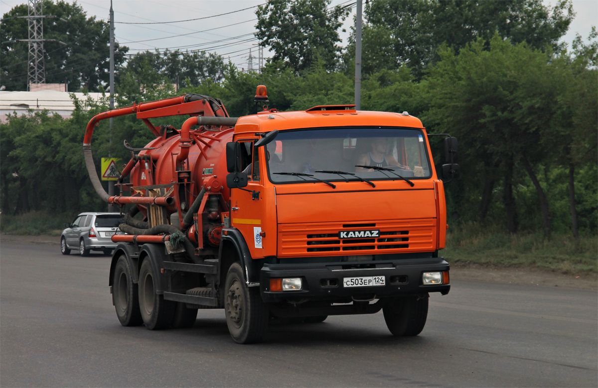 Красноярский край, № С 503 ЕР 124 — КамАЗ-65115-62