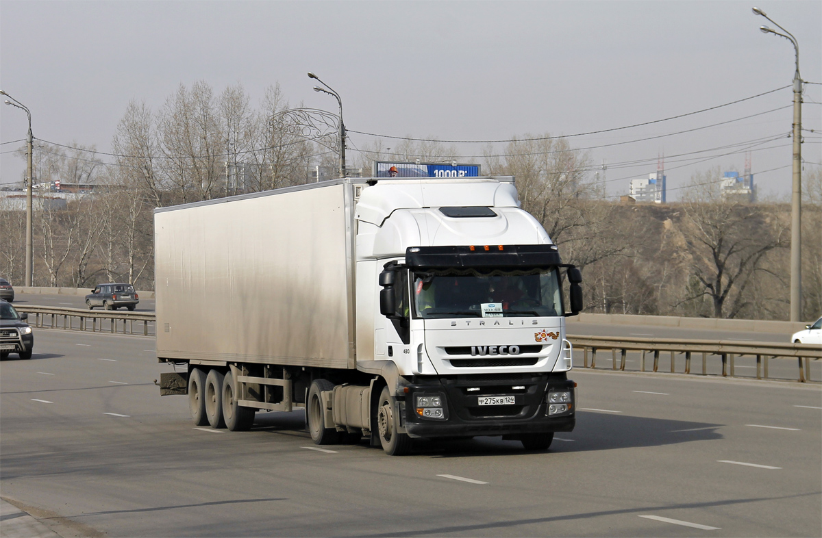 Красноярский край, № Р 275 КВ 124 — IVECO-AMT Stralis ('2007)