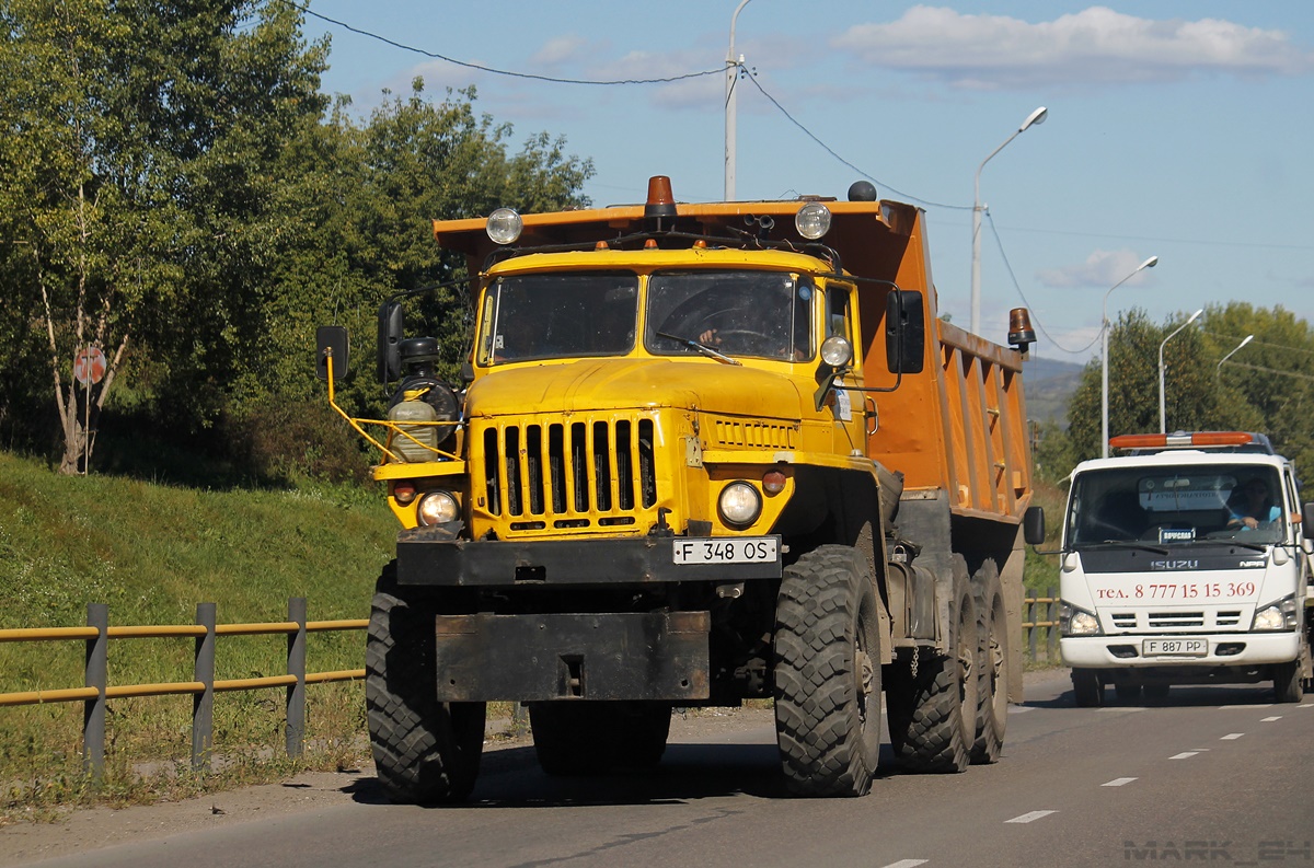 Восточно-Казахстанская область, № F 348 OS — Урал-55571-30