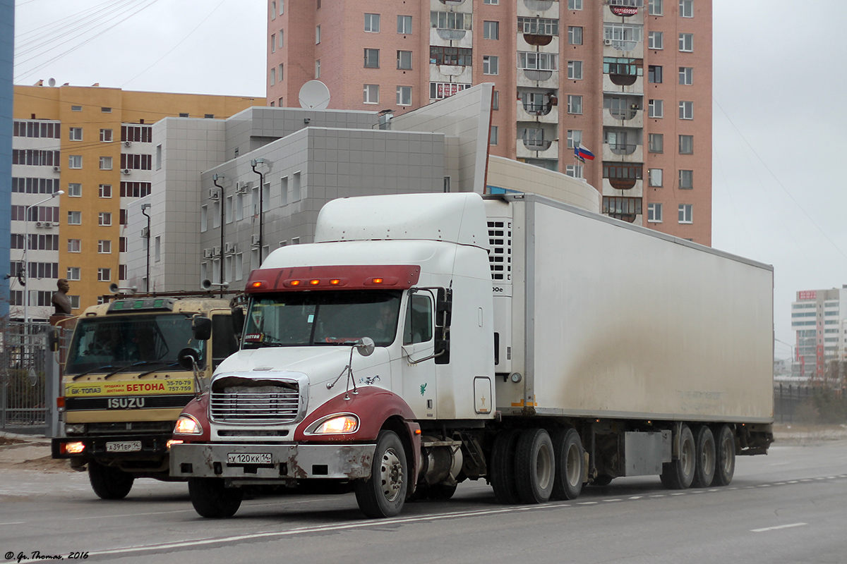 Саха (Якутия), № У 120 КК 14 — Freightliner Columbia