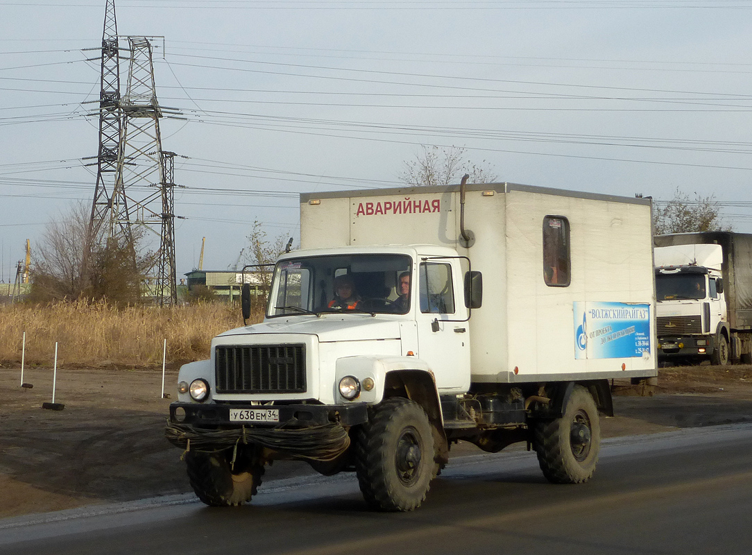 Волгоградская область, № У 638 ЕМ 34 — ГАЗ-3308 «Садко»