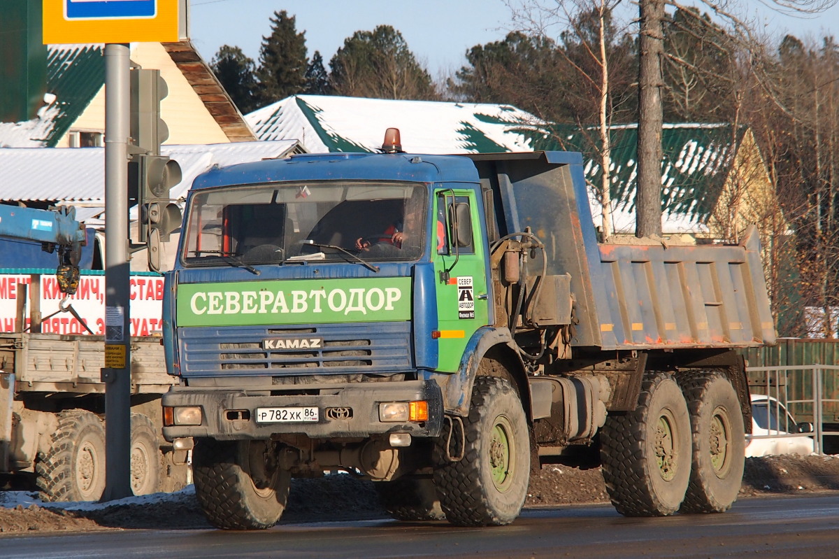 Ханты-Мансийский автоном.округ, № Р 782 ХК 86 — КамАЗ-43118-10 [43118K]