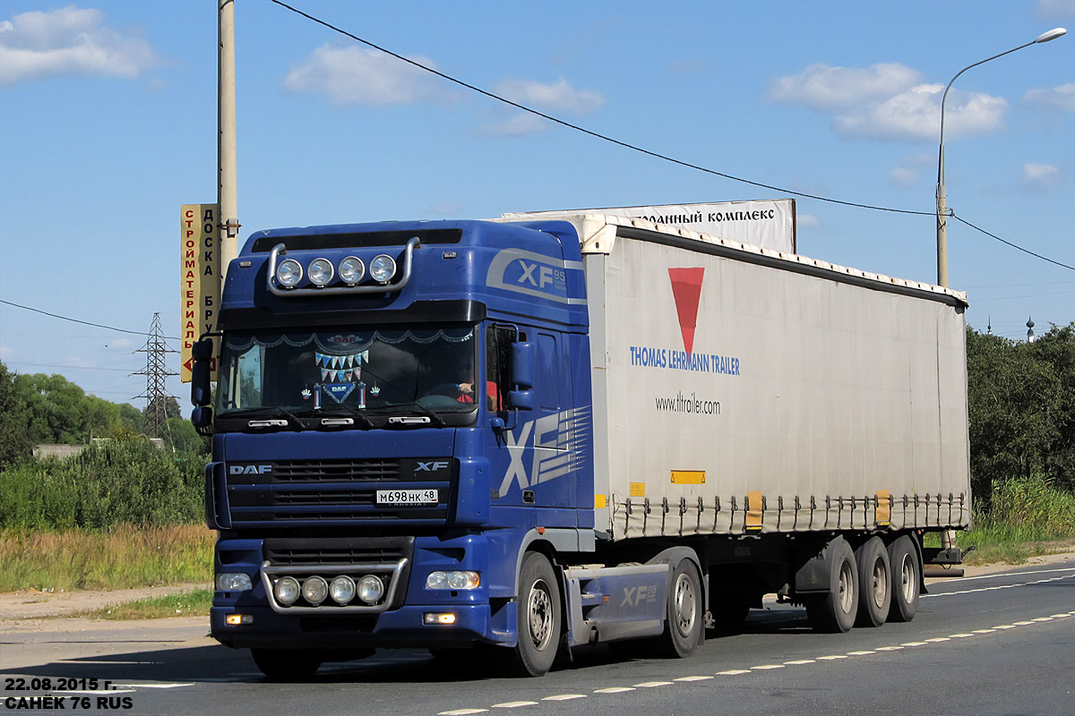 Липецкая область, № М 698 НК 48 — DAF XF95 FT