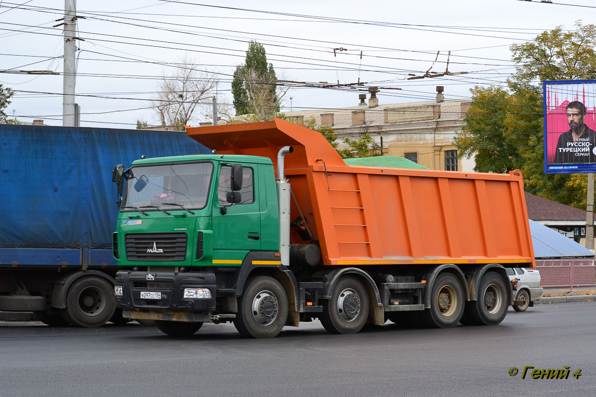 Волгоградская область, № В 297 СС 134 — МАЗ-6516B9