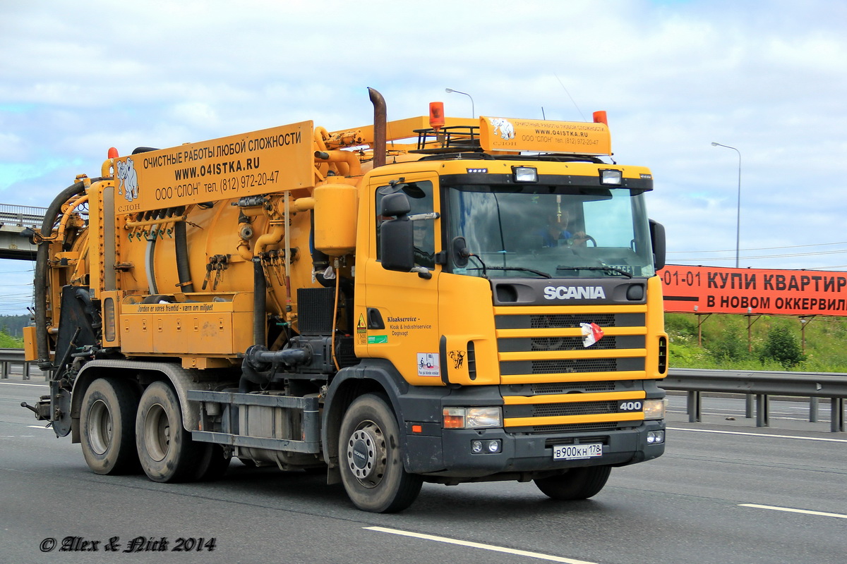 Санкт-Петербург, № В 900 КН 178 — Scania ('1996) R124G