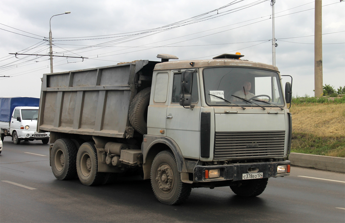 Красноярский край, № С 378 ЕО 124 — МАЗ-5516 [551600]