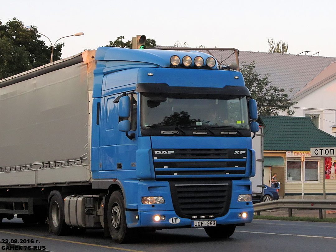 Литва, № JCF 293 — DAF XF105 FT