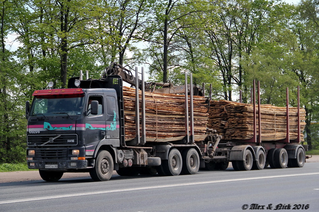 Псковская область, № У 497 ВО 60 — Volvo ('1993) FH16.520