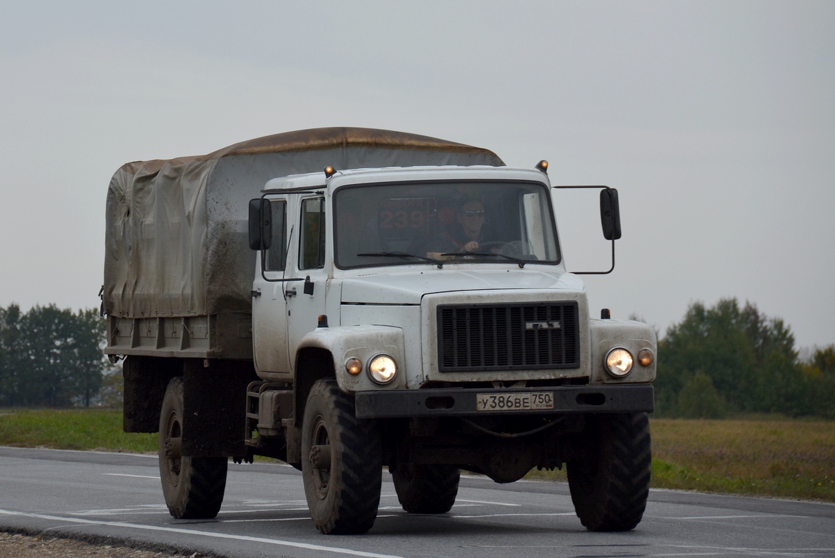 Московская область, № У 386 ВЕ 750 — ГАЗ-33081 «Садко»