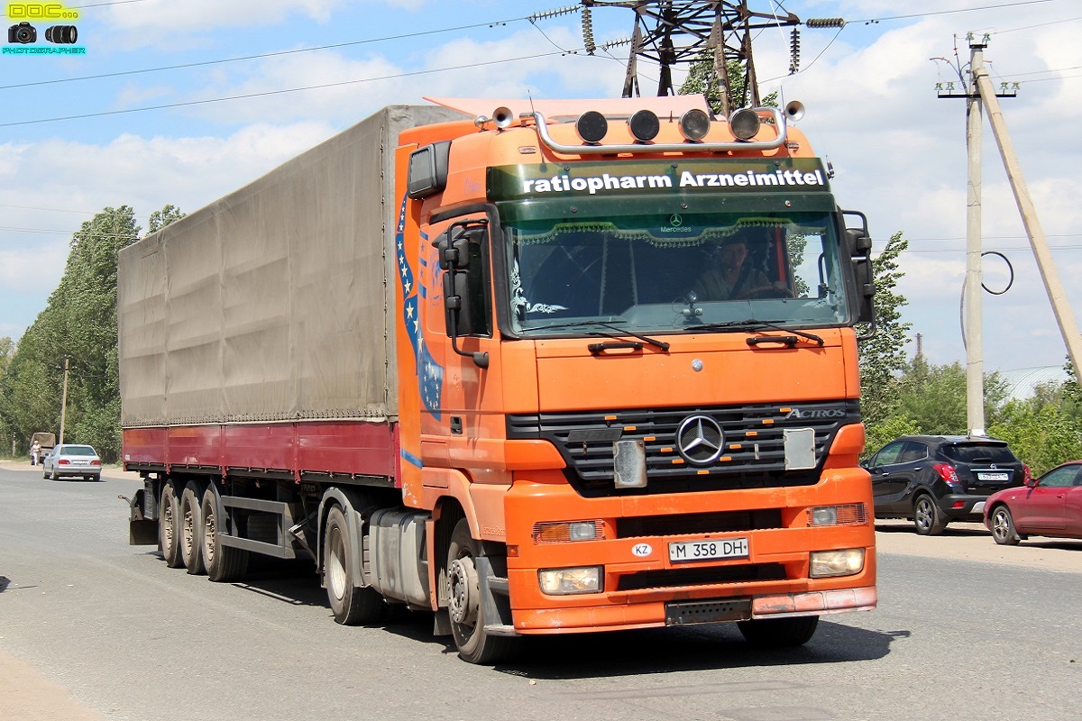 Карагандинская область, № M 358 DH — Mercedes-Benz Actros ('1997) 1848