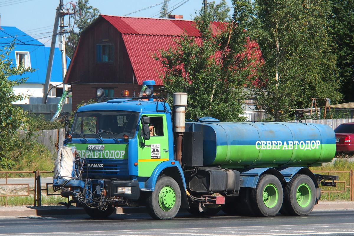 Ханты-Мансийский автоном.округ, № О 680 УХ 86 — КамАЗ-65115-62