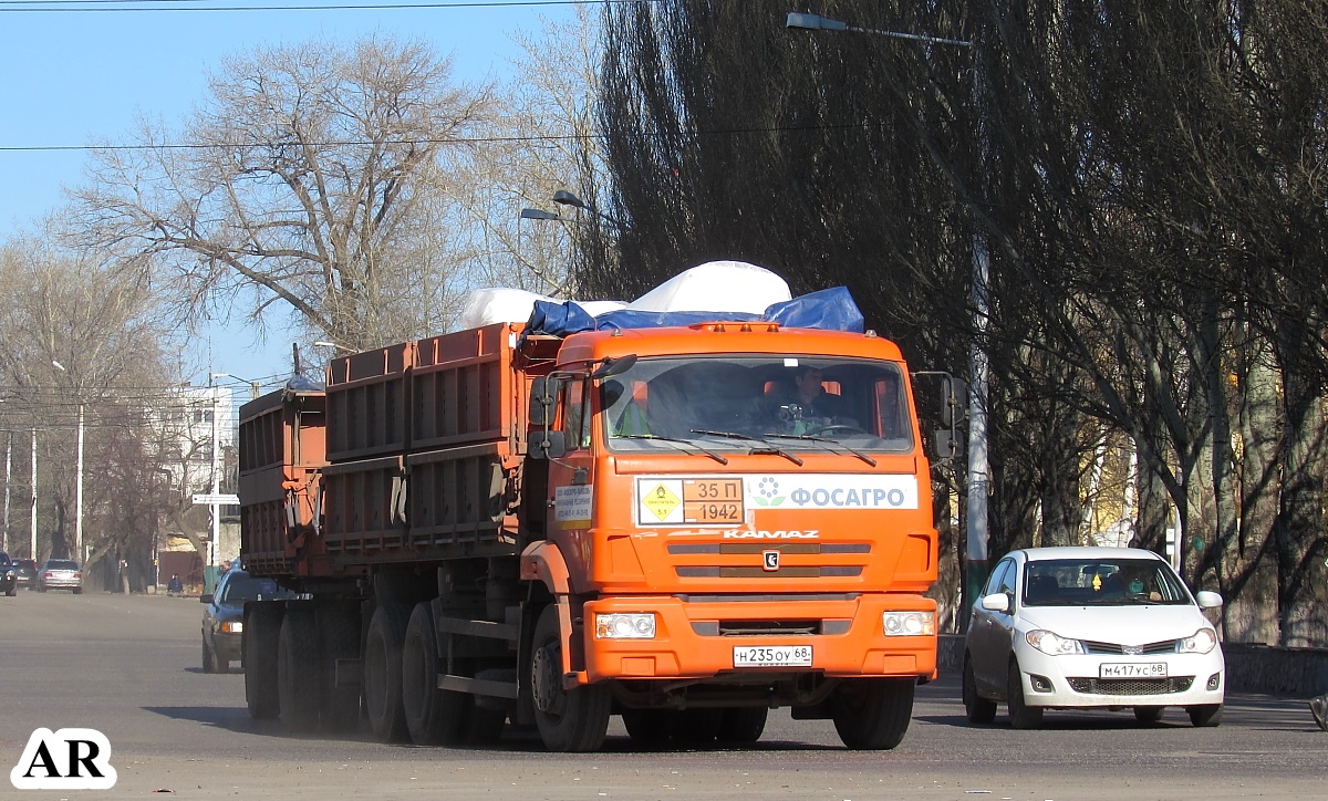 Тамбовская область, № Н 235 ОУ 68 — КамАЗ-65115-N3