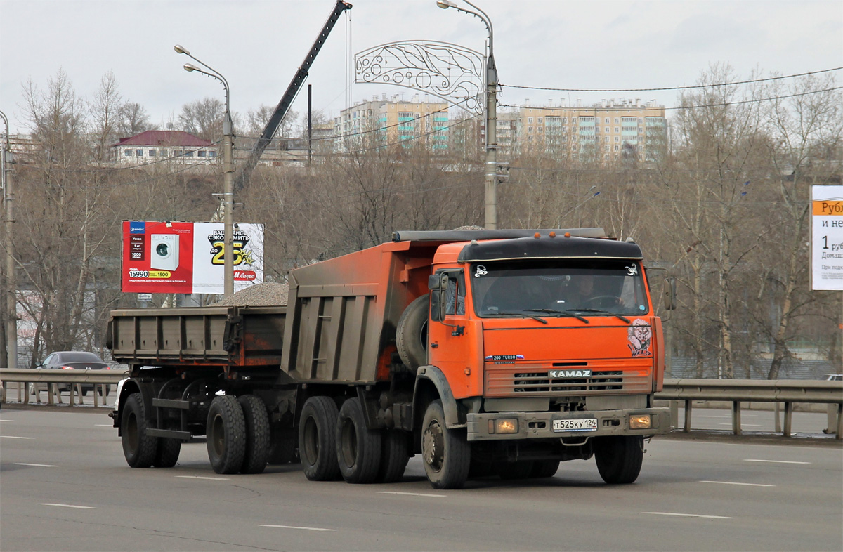 Красноярский край, № Т 525 КУ 124 — КамАЗ-65115 [651150]