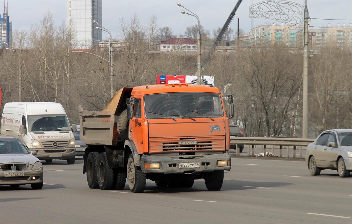 Красноярский край, № Е 993 УМ 24 — КамАЗ-55111-15 [55111R]