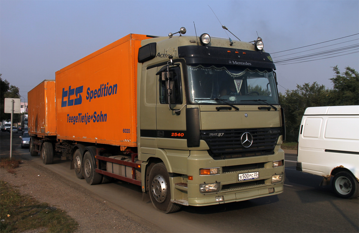 Алтайский край, № Х 500 РС 22 — Mercedes-Benz Actros ('1997) 2540