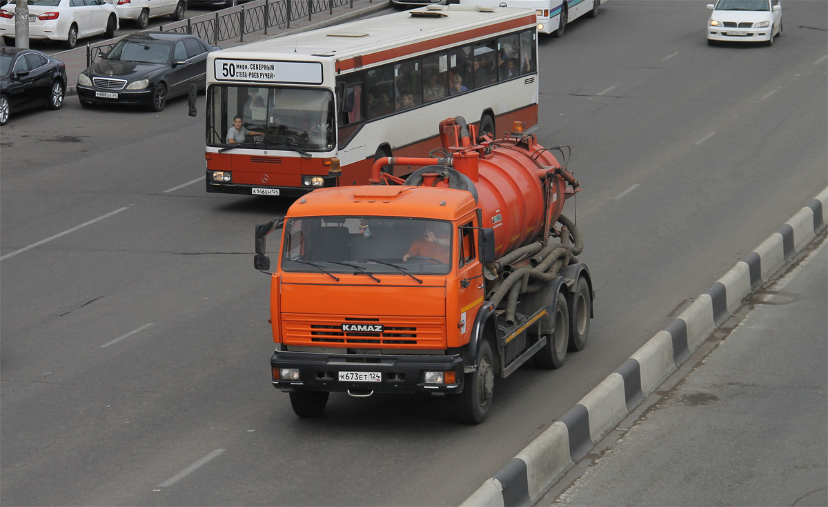 Красноярский край, № К 673 ЕТ 124 — КамАЗ-65115-62