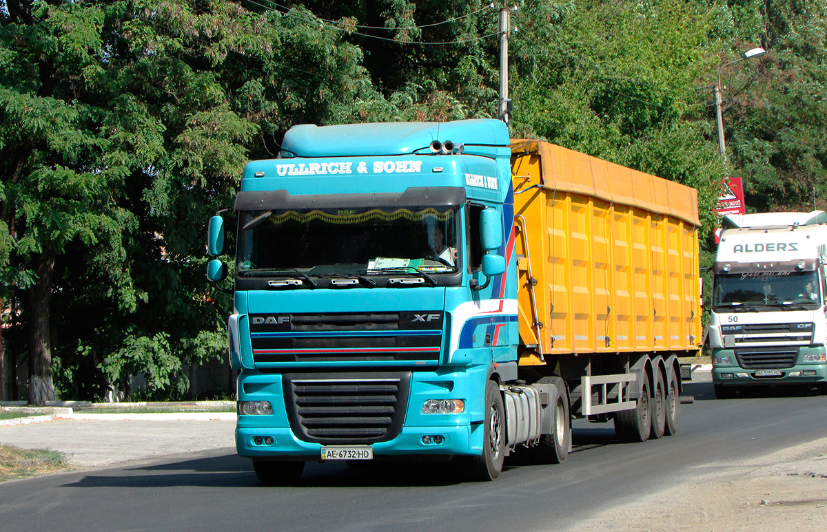 Днепропетровская область, № АЕ 6732 НО — DAF XF105 FT