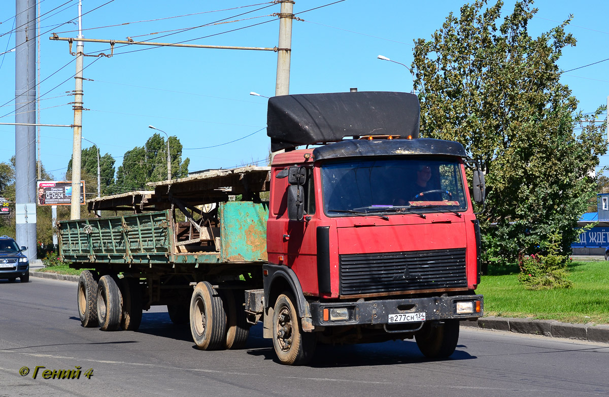 Волгоградская область, № В 277 СН 134 — МАЗ-54323