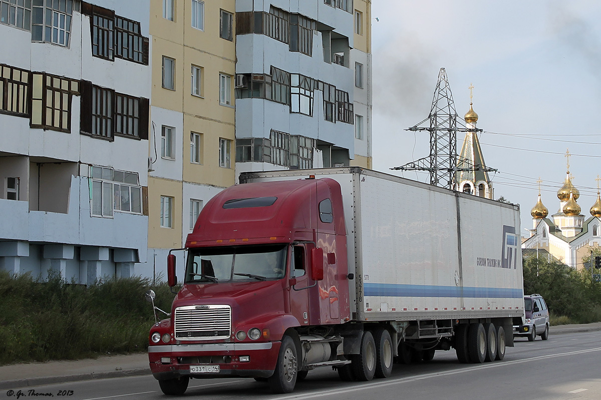 Саха (Якутия), № О 331 ЕС 14 — Freightliner Century Class