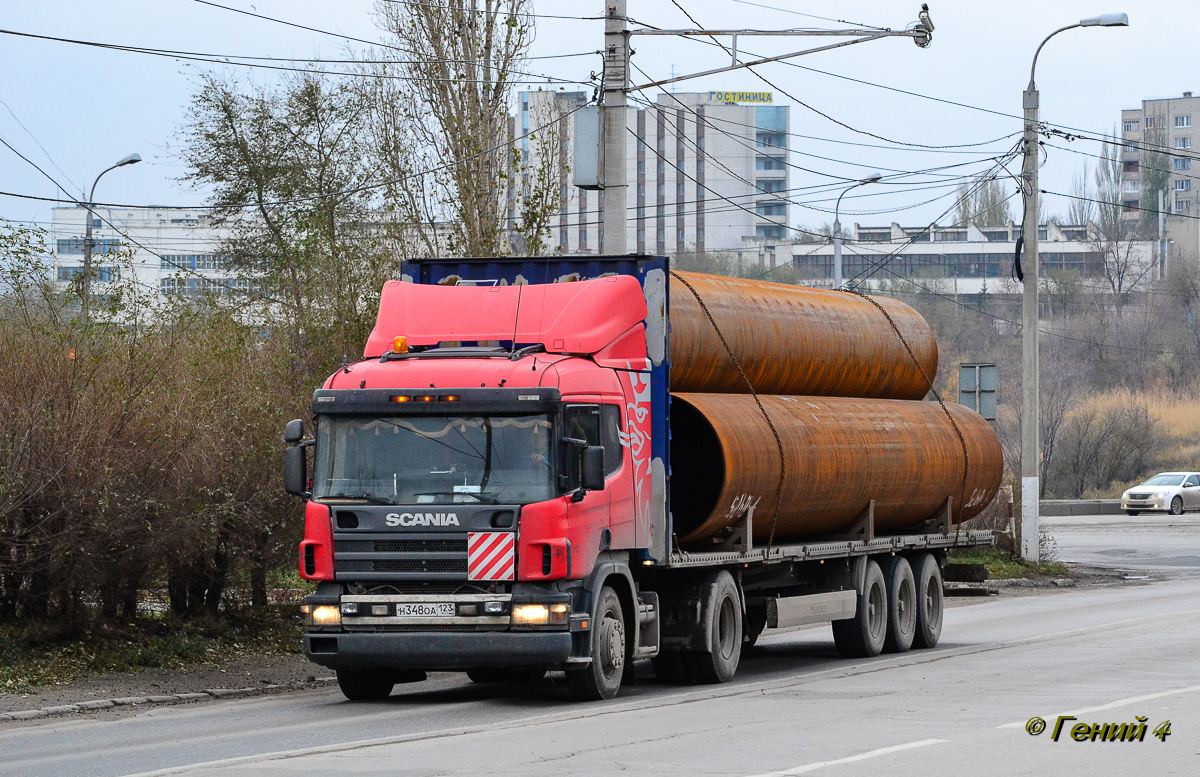 Краснодарский край, № Н 348 ОА 123 — Scania ('1996, общая модель)