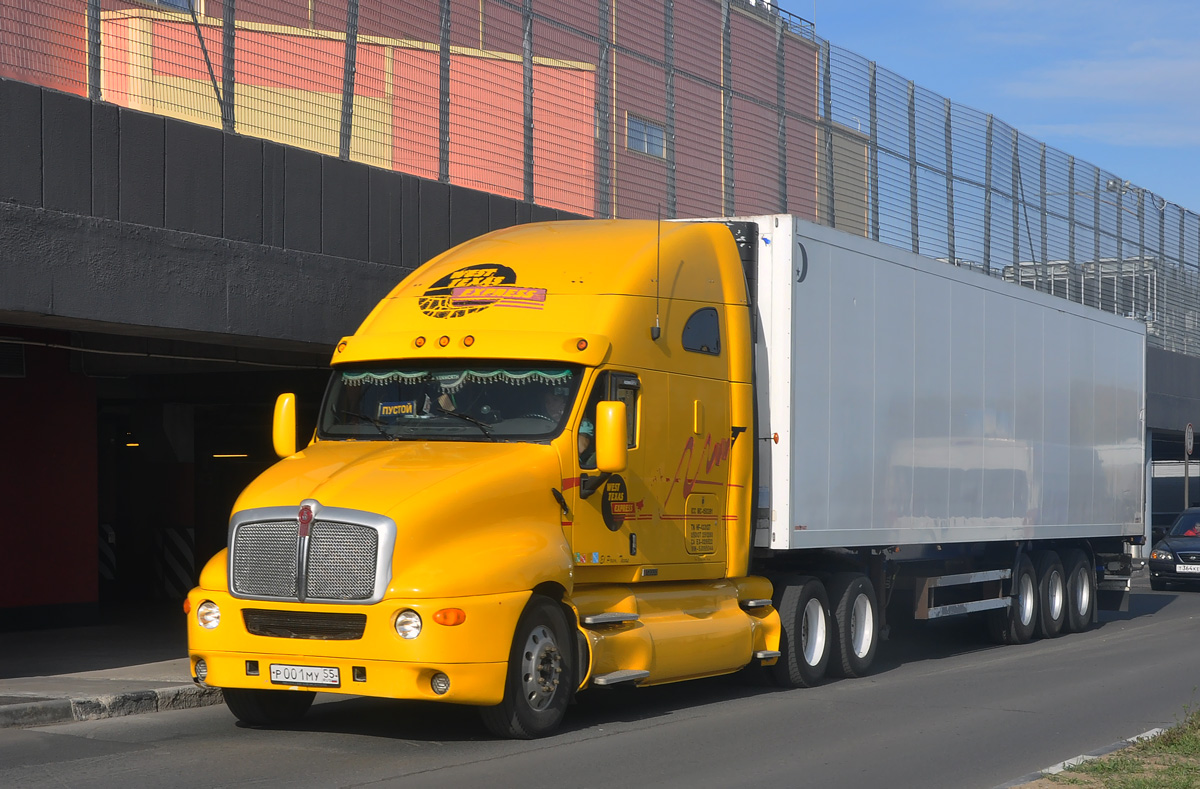 Омская область, № Р 001 МУ 55 — Kenworth T2000