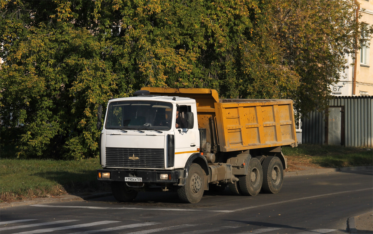 Красноярский край, № Р 190 АХ 124 — МАЗ-5516A5