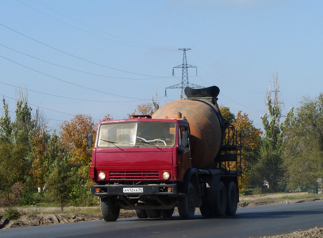 Волгоградская область, № А 412 КА 34 — КамАЗ-55111 [551110]