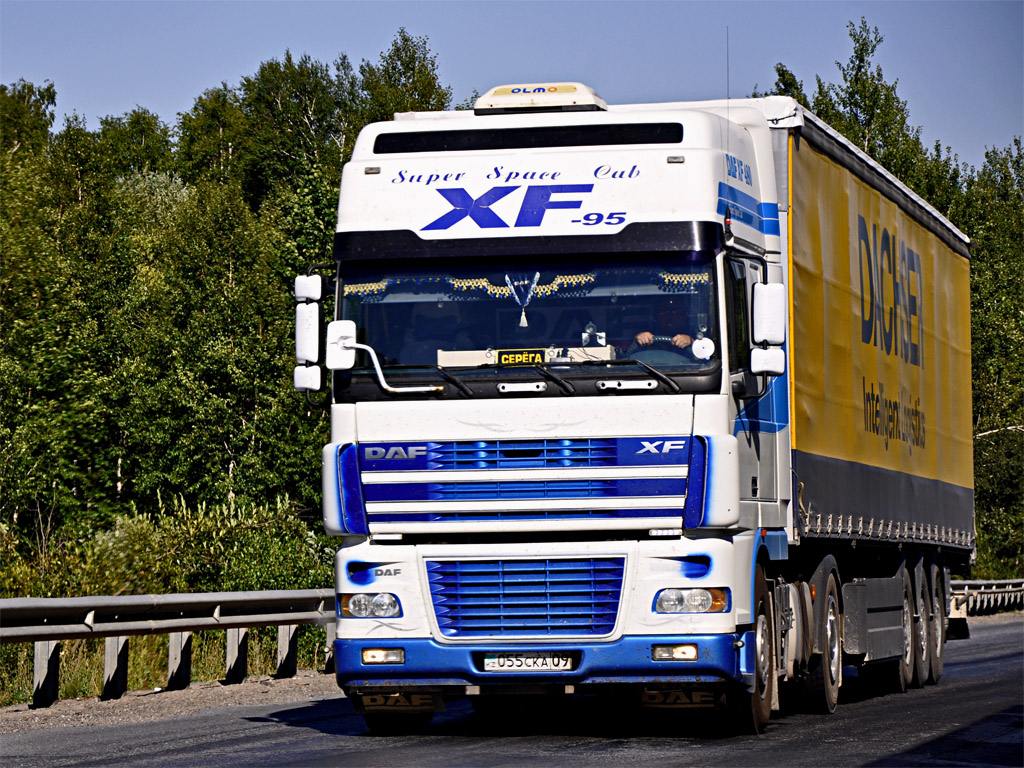 Карагандинская область, № 055 CKA 09 — DAF XF95 FT