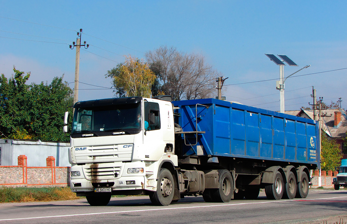 Днепропетровская область, № АЕ 5872 НО — DAF CF85 FT