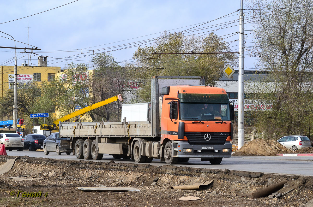 Волгоградская область, № М 774 РС 34 — Mercedes-Benz Actros ('1997) 1840