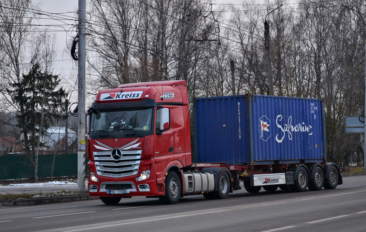 Латвия, № 1156 — Mercedes-Benz Actros ('2011) 1845