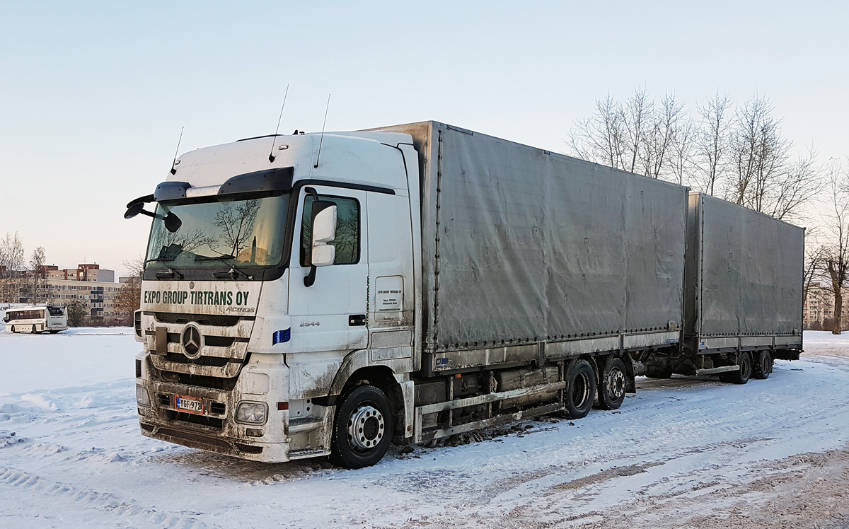 Финляндия, № YGF-972 — Mercedes-Benz Actros ('2009) 2544