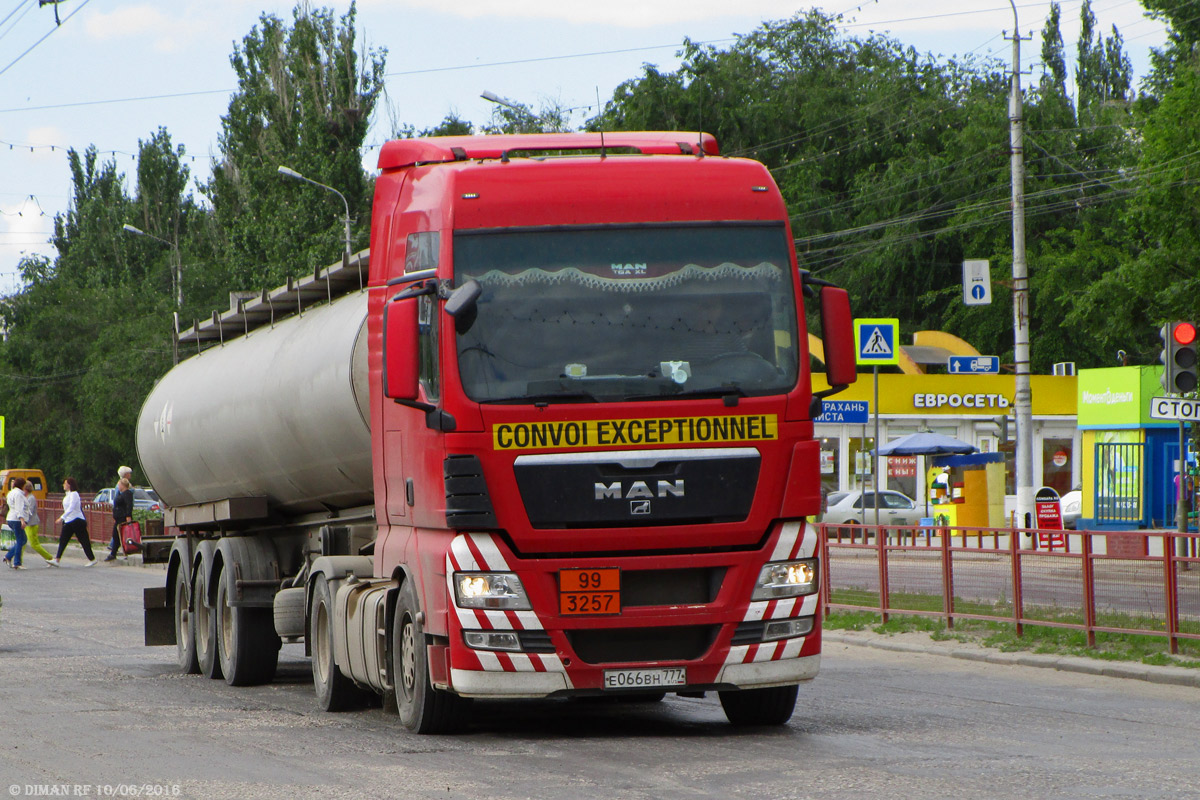 Волгоградская область, № Е 066 ВН 777 — MAN TGX ('2007) 18.440