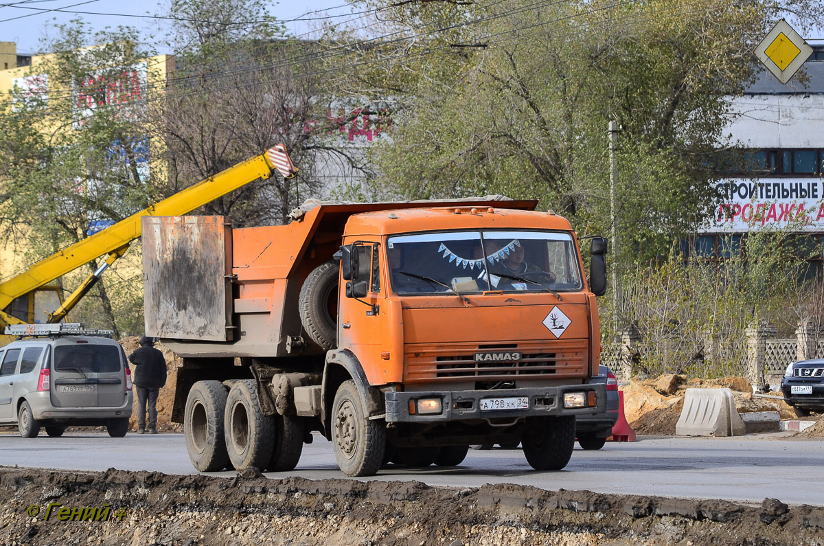 Волгоградская область, № А 798 ХК 34 — КамАЗ-55111-13 [55111N]