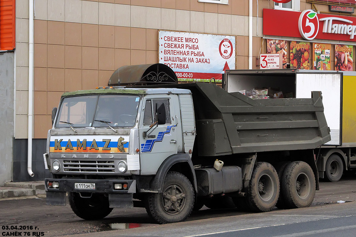 Ярославская область, № Е 111 ОМ 76 — КамАЗ-55111 (общая модель)