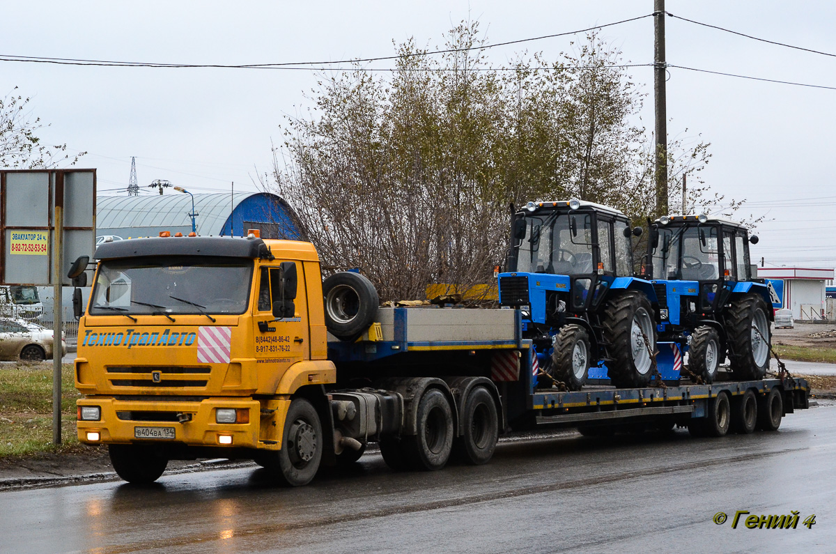 Волгоградская область, № В 404 ВА 134 — КамАЗ-65116-A4