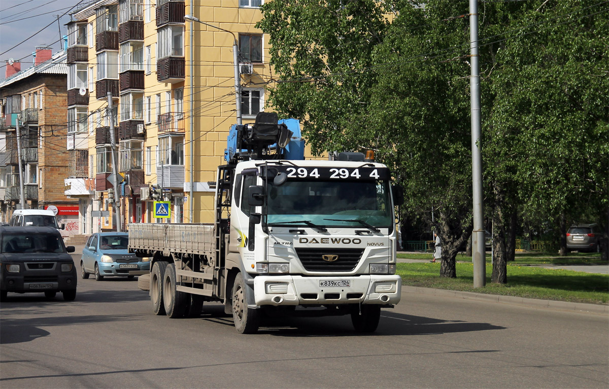 Красноярский край, № К 839 КС 124 — Daewoo Novus