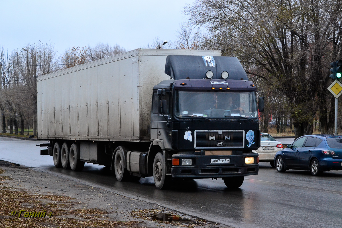 Волгоградская область, № А 887 ТС 134 — MAN F90 (общая модель)