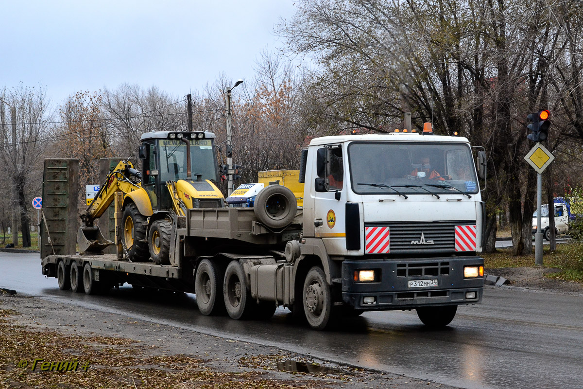 Волгоградская область, № Р 312 МН 34 — МАЗ-6430A8