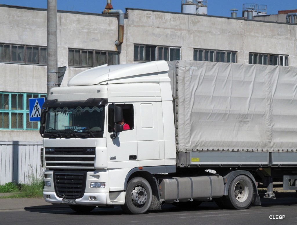 Минск, № АМ 0936-7 — DAF XF105 FT