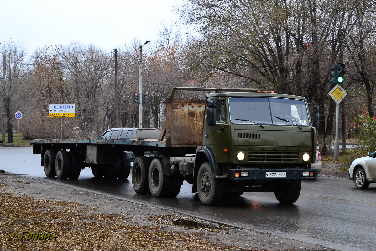 Волгоградская область, № С 322 НМ 34 — КамАЗ-55111 [551110]