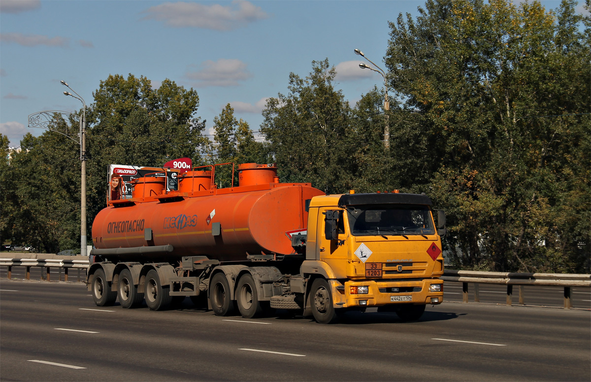 Красноярский край, № К 442 ЕТ 124 — КамАЗ-65116-N3