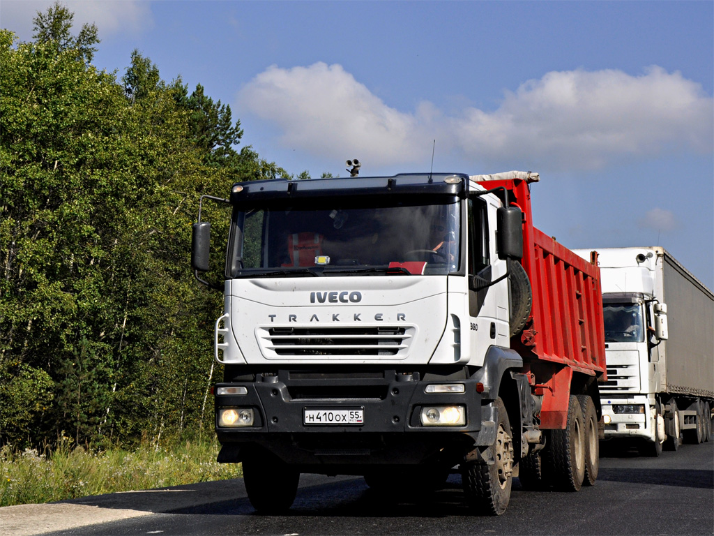 Омская область, № Н 410 ОХ 55 — IVECO Trakker ('2004)