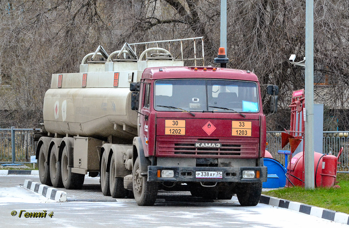 Волгоградская область, № Р 338 АУ 34 — КамАЗ-54115-15 [54115R]