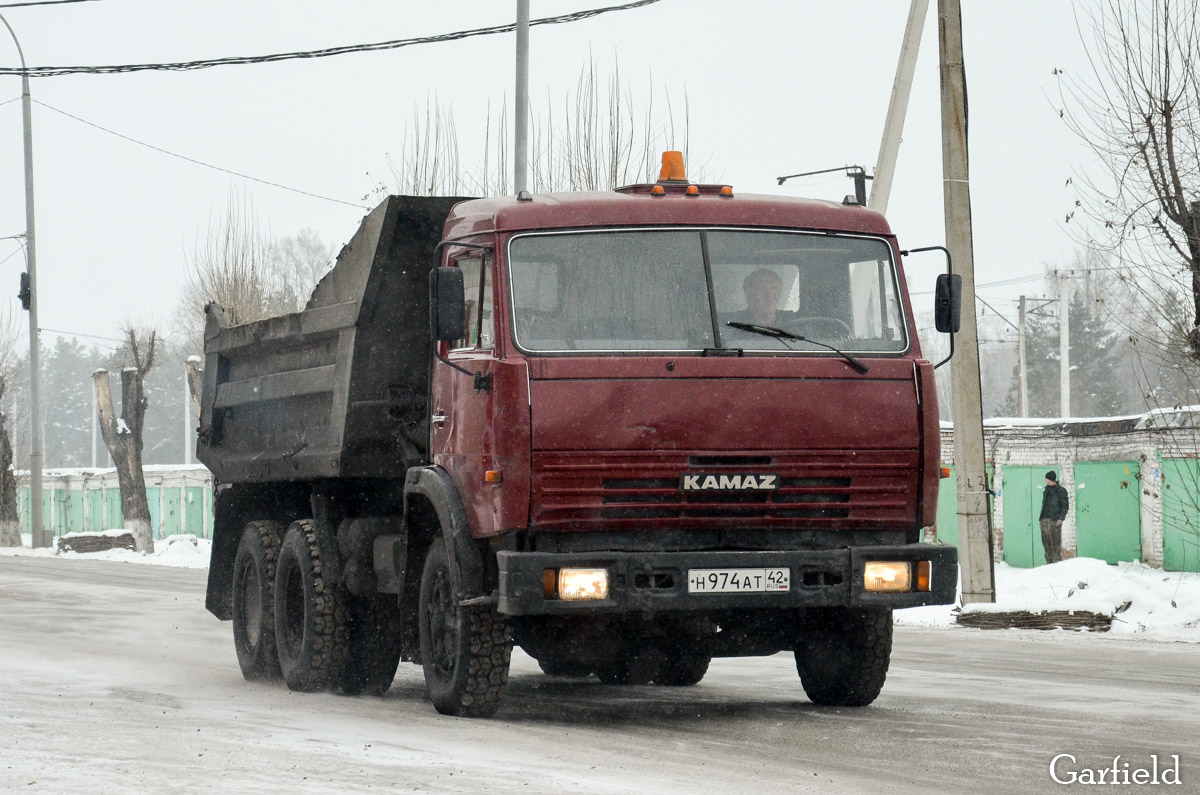 Кемеровская область, № Н 974 АТ 42 — КамАЗ-55111 [551110]