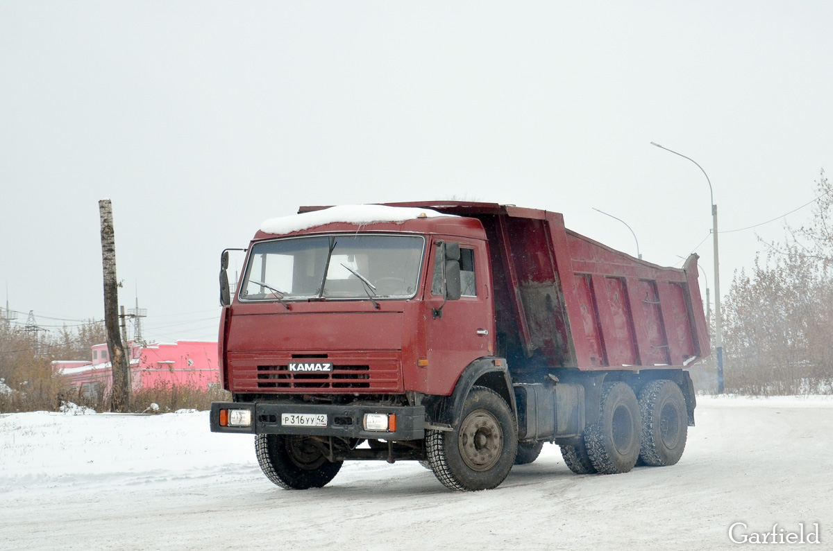 Кемеровская область, № Р 316 УУ 42 — КамАЗ-65115-02 [65115C]