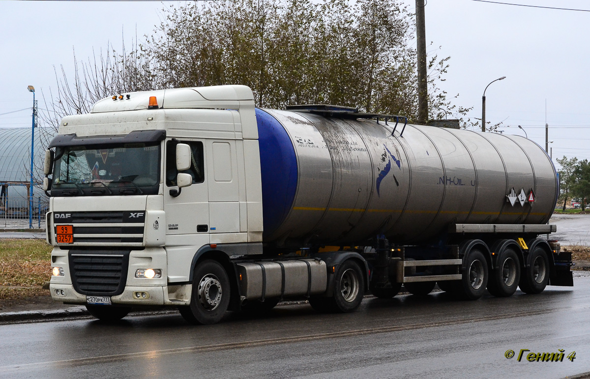 Москва, № С 270 РК 777 — DAF XF105 FT