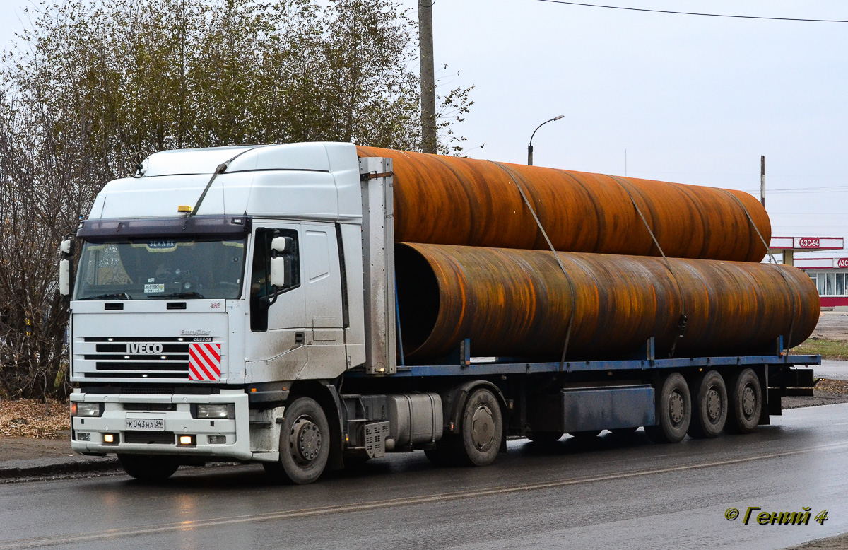 Волгоградская область, № К 043 НА 34 — IVECO EuroStar